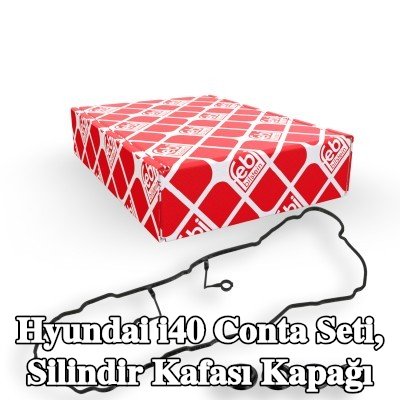 FEBI BILSTEIN Conta seti, silindir kafası kapağı NBR (nitril butadien kauçuk) — Hyundai i40