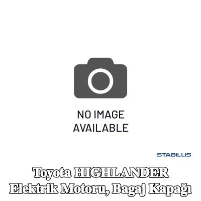 STABILUS Elektrik motoru, bagaj kapağı — 2012 Toyota Highlander