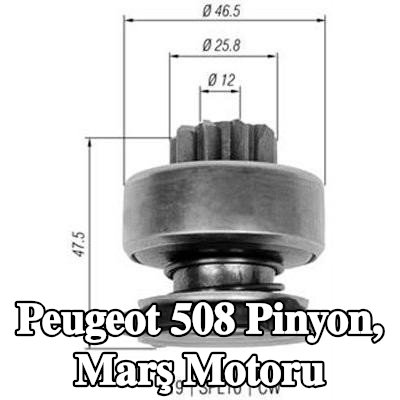 MAGNETI MARELLI Pinyon, marş motoru — Peugeot 508