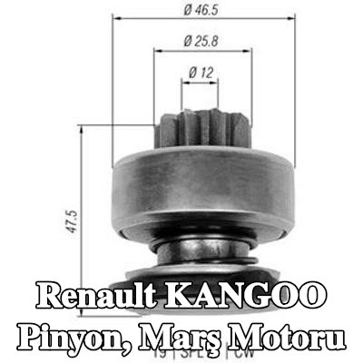 MAGNETI MARELLI Pinyon, marş motoru — Renault Kangoo