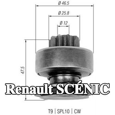 MAGNETI MARELLI الترس الصغير، المُشغّل — 2002 Renault Scénic