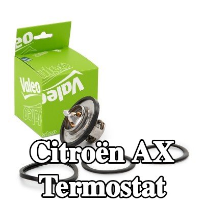 VALEO Termostat 89°C, conta/sızdırmazlık elemanları ile — Citroën Ax