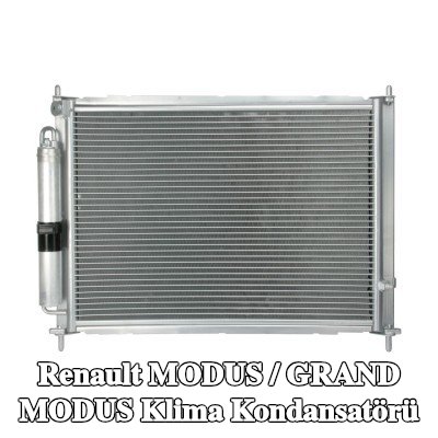 BOSCH Kurutuculu klima kondansatörü, montaj kılavuzu ile, conta halkası ile, azot dolgulu — Renault Modus / Grand Modus