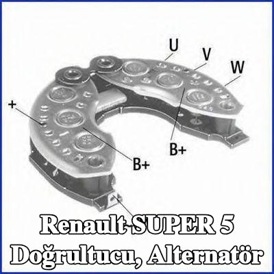 HITACHI Doğrultucu, alternatör — Renault Super 5