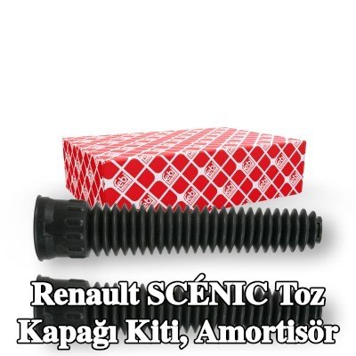 FEBI BILSTEIN Toz kapağı kiti, amortisör Ön Aks — 2000 Renault Scénic