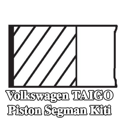 MAHLE Piston Segman Kiti — Volkswagen Taigo