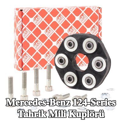 FEBI BILSTEIN Somunlu tahrik mili kuplörü, cıvata/vida ile, pullarla, OE Turbo YENİ — Mercedes-Benz 124-Series