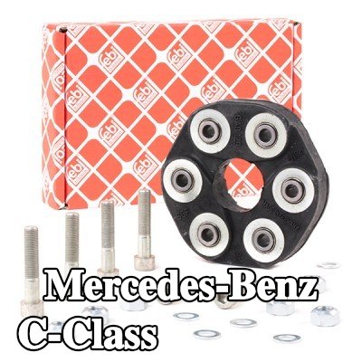 FEBI BILSTEIN مقرنة عمود الإدارة مع الصواميل, مع مسامير/براغي, مع غسالات, توربو OE جديد — 1995 Mercedes-Benz C-Class