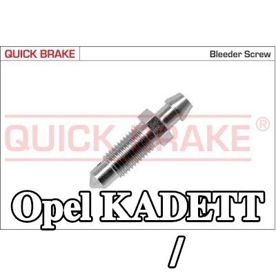 QUICK BRAKE برغي/صمام التهوية — Opel Kadett
