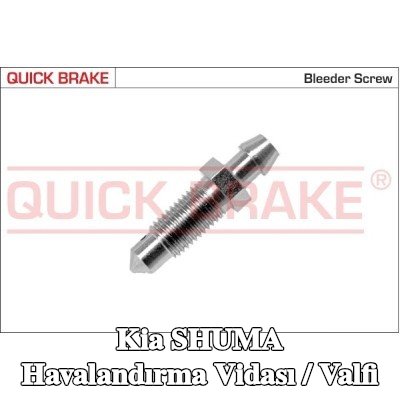 QUICK BRAKE Havalandırma vidası / valfi — Kia Shuma