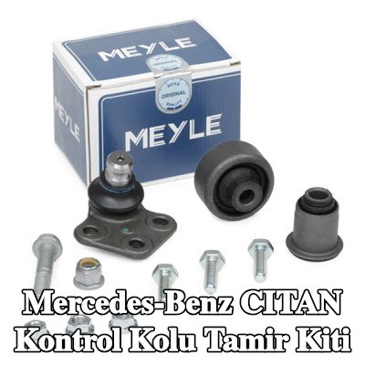 MEYLE Kontrol kolu tamir kiti Ön Aks Sol, bilyeli mafsal ile, lastik yatağı ile — Mercedes-Benz Citan
