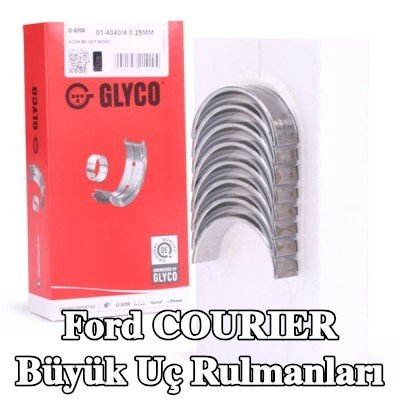 GLYCO Büyük Uç Yatakları Çelik tabanlı alüminyum alaşımı — Ford Courier