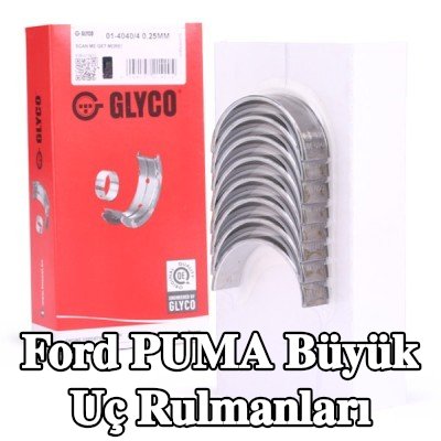 GLYCO Büyük Uç Yatakları Çelik tabanlı alüminyum alaşımı — Ford Puma