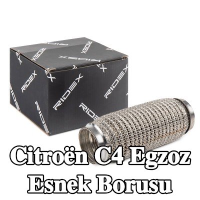 RIDEX Bağlantı borusu olmayan egzoz esnek borusu — 2011 Citroën C4