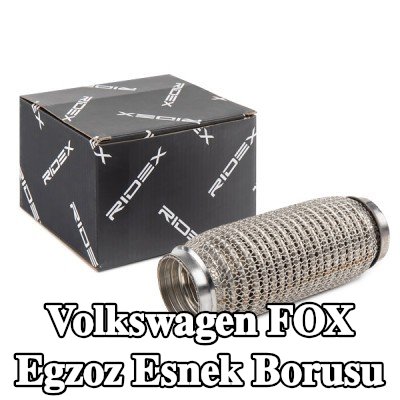 RIDEX Bağlantı borusu olmayan egzoz esnek borusu — Volkswagen Fox