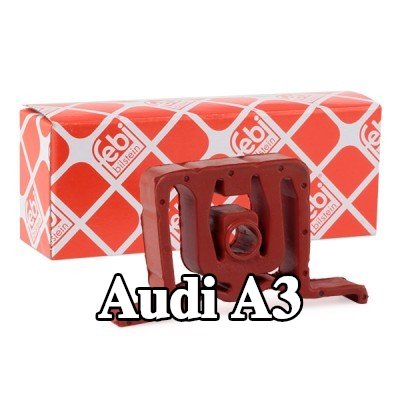 FEBI BILSTEIN حامل التثبيت, كاتم الصوت كاتم الصوت المركزي, كاتم الصوت الأمامي — 2002 Audi A3