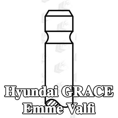 AE Emme valfi Sertleştirilmiş valf sapı ucu — Hyundai Grace