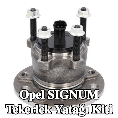FEBI BILSTEIN Tekerlek yatağı kiti Arka Aks Sol, Arka Aks Sağ, Tekerlek göbeğine entegre tekerlek yatağı, tekerlek göbeği ile, somunlu — Opel Signum