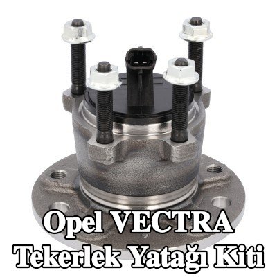 FEBI BILSTEIN Tekerlek yatağı kiti Arka Aks Sol, Arka Aks Sağ, Tekerlek göbeğine entegre tekerlek yatağı, tekerlek göbeği ile, somunlu — Opel Vectra
