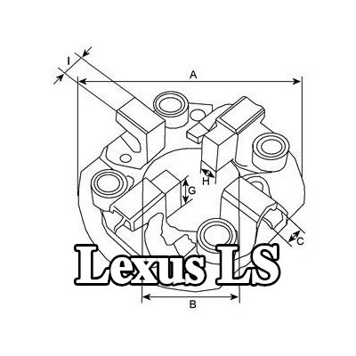 HC-Cargo المقوم، المولد — Lexus Ls