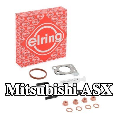 ELRING مجموعة التثبيت, الشاحن مع الحشيات/الأختام, مع مسامير/براغي — Mitsubishi Asx