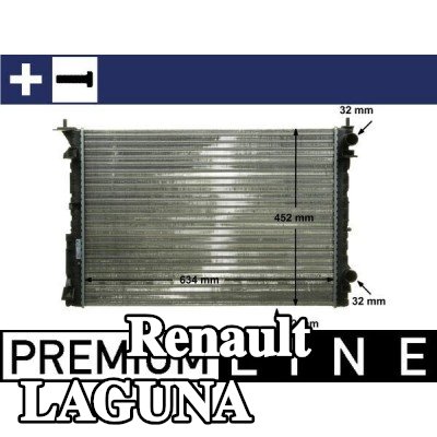 MAHLE مبرد المحرك مع برغي — 2000 Renault Laguna