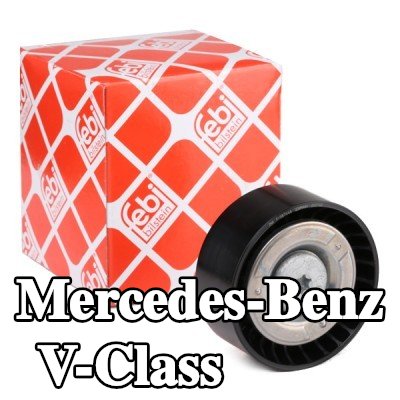 FEBI BILSTEIN بكرة الموتر القطر الخارجي: 65mm, مع برغي — Mercedes-Benz V-Class