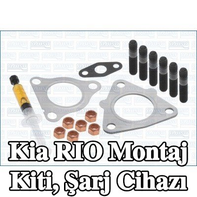 AJUSA Montaj Kiti, conta/sızdırmazlık elemanları ile şarj cihazı — 2005 Kia Rio
