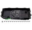 FEBI BILSTEIN Automatic transmission filter kit Oil sump with permanently integrated filter element, contalı/sızdırmaz, yağ tahliye tapalı, cıvata/vida ile — BMW X6 (5)
