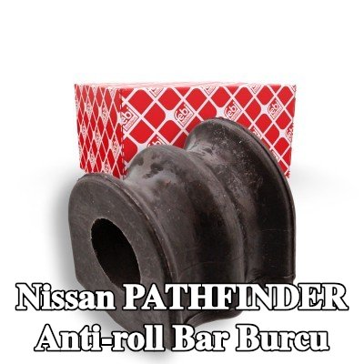 FEBI BILSTEIN Anti roll bar burcu Arka Aks, 24mm, Kauçuk — Nissan Pathfinder