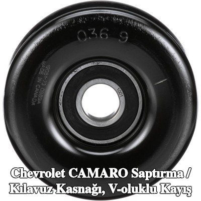 GATES Saptırma / kılavuz kasnağı, V-ribbed kayış DriveAlign, Micro-V® UNIQUE FIT, Outer Diameter: 91mm — 1993 Chevrolet Camaro