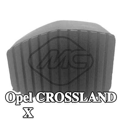 Metalcaucho وسادة دواسة الفرامل وسادة دواسة مطاطية — Opel Crossland X