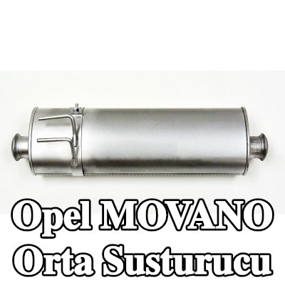 VEGAZ Orta susturucu 720mm — 1998 Opel Movano