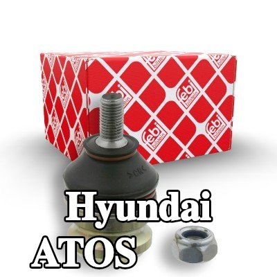 FEBI BILSTEIN وصلة كروية OE Turbo جديدة, المحور الأمامي الأيسر, المحور الأمامي الأيمن, 15mm — Hyundai Atos