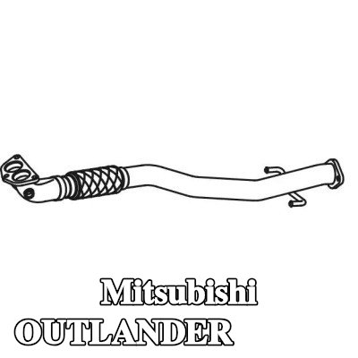 VEGAZ أنبوب العادم — 2007 Mitsubishi Outlander