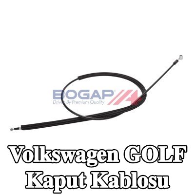 BOGAP Kaput kablosu Ön — 2012 Volkswagen Golf