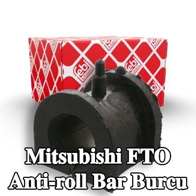 FEBI BILSTEIN Ön aks stabilizatör çubuğu burcu, 19mm, Kauçuk — Mitsubishi Fto