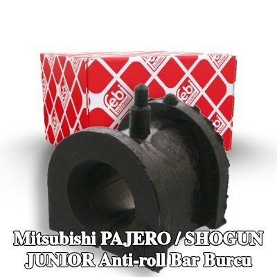 FEBI BILSTEIN Ön aks stabilizatör çubuğu burcu, 19mm, Kauçuk — Mitsubishi Pajero / Shogun Junior