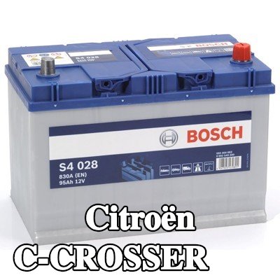 BOSCH بطارية S4, 028 — 2007 Citroën C-crosser