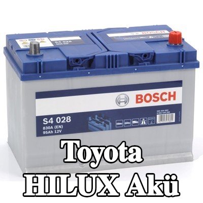 BOSCH Akü S4, 028 — 2012 Toyota Hilux