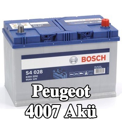 BOSCH Akü S4, 028 — 2008 Peugeot 4007
