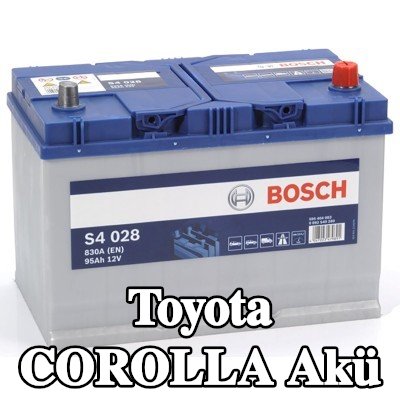 BOSCH Akü S4, 028 — 1995 Toyota Corolla