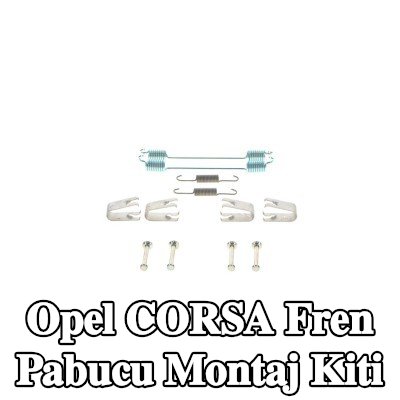 BOSCH Yaylı fren pabucu montaj kiti — Opel Corsa