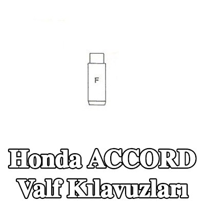 METELLI Standart Valf Kılavuzları — Honda Accord