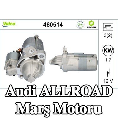 VALEO Marş motoru 1, 7kW — Audi Allroad