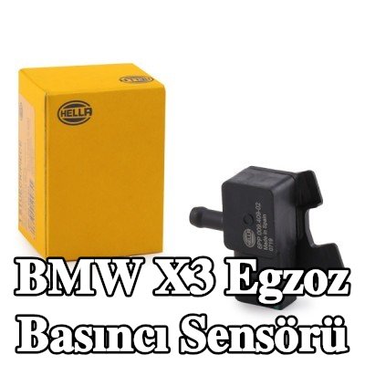 HELLA Kurum partikül filtresinden önceki egzoz basınç sensörü — 2012 BMW X3
