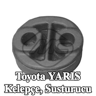 Metalcaucho Kelepçe, susturucu — Toyota Yaris