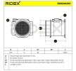RIDEX مستشعر تدفق الهواء الكلي 12V — SEAT Inca (6)