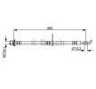 BOSCH Fren hortumu 465mm — 2012 Lexus Es (1)