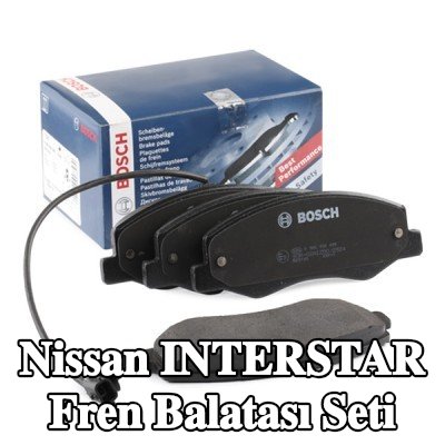 BOSCH Fren balatası seti 18, 1mm, gıcırtı önleyici plaka ile — 2022 Nissan Interstar